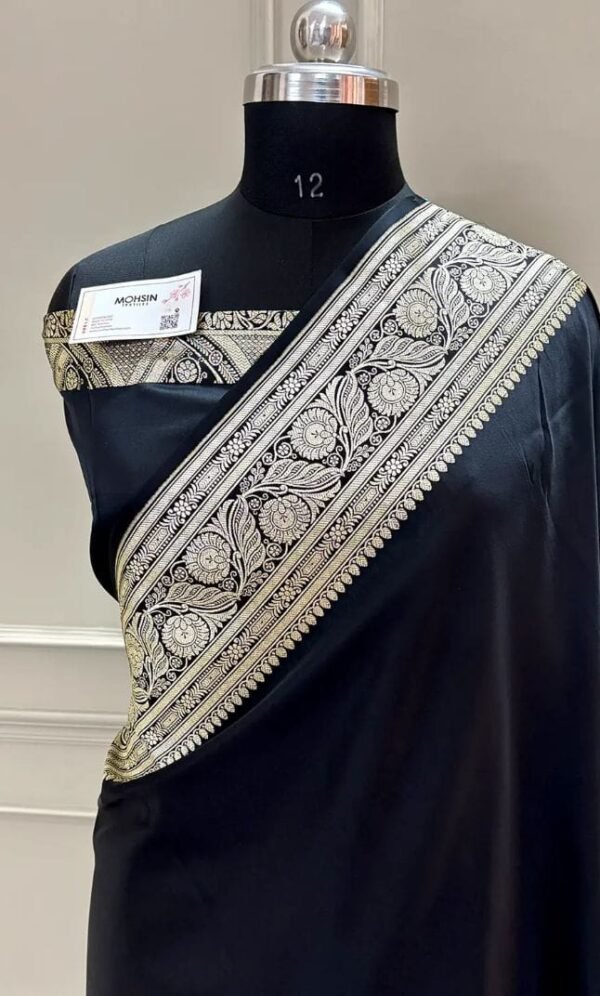 Jamdani Silk Black