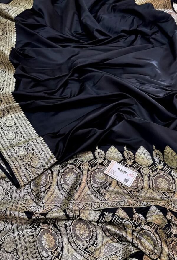 Jamdani Silk Black - Image 2