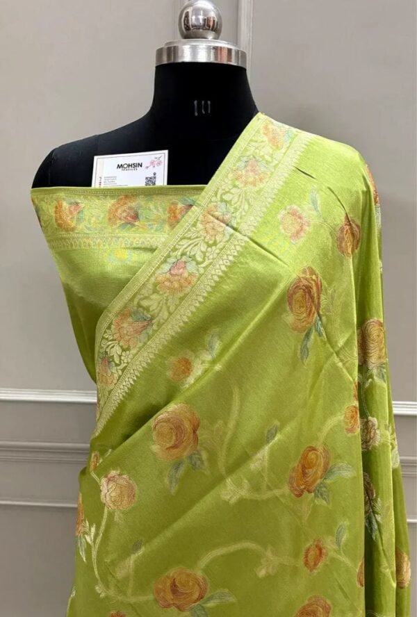 Antique Zari Georgette Saree