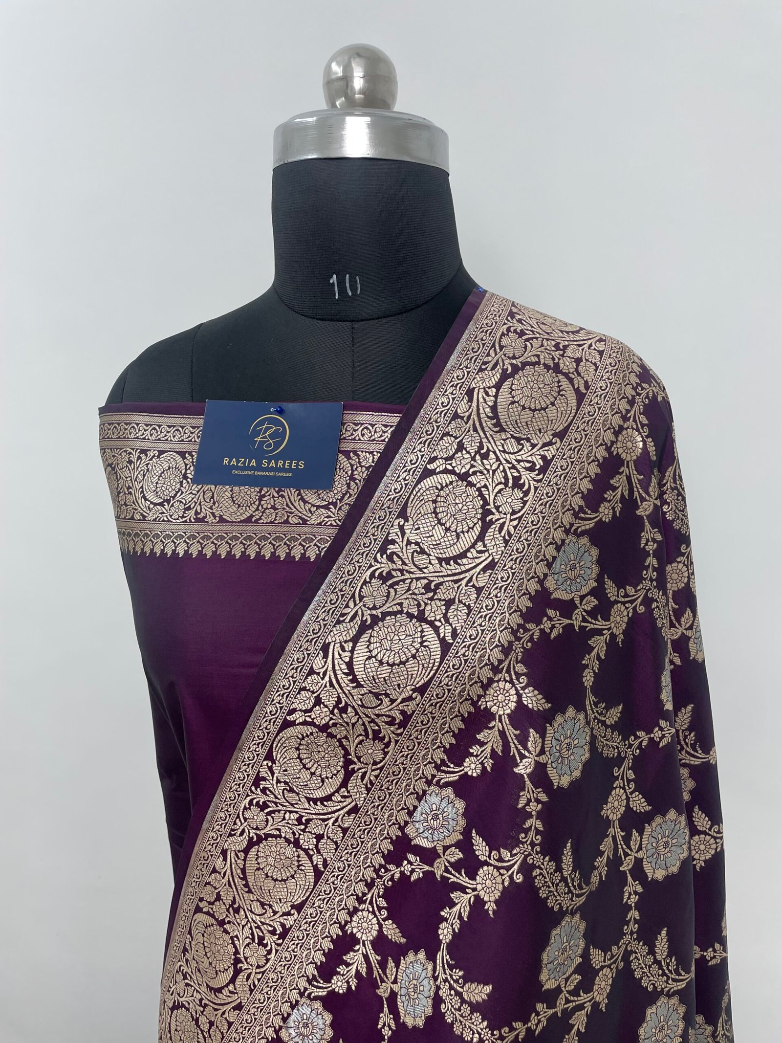 A8. Majanta Premium Katan Silk Saree