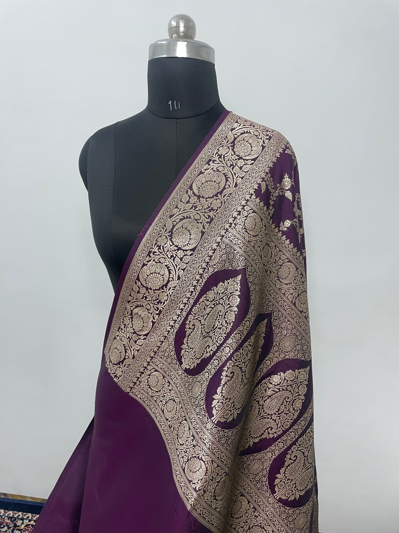 A8. Majanta Premium Katan Silk Saree - Image 3