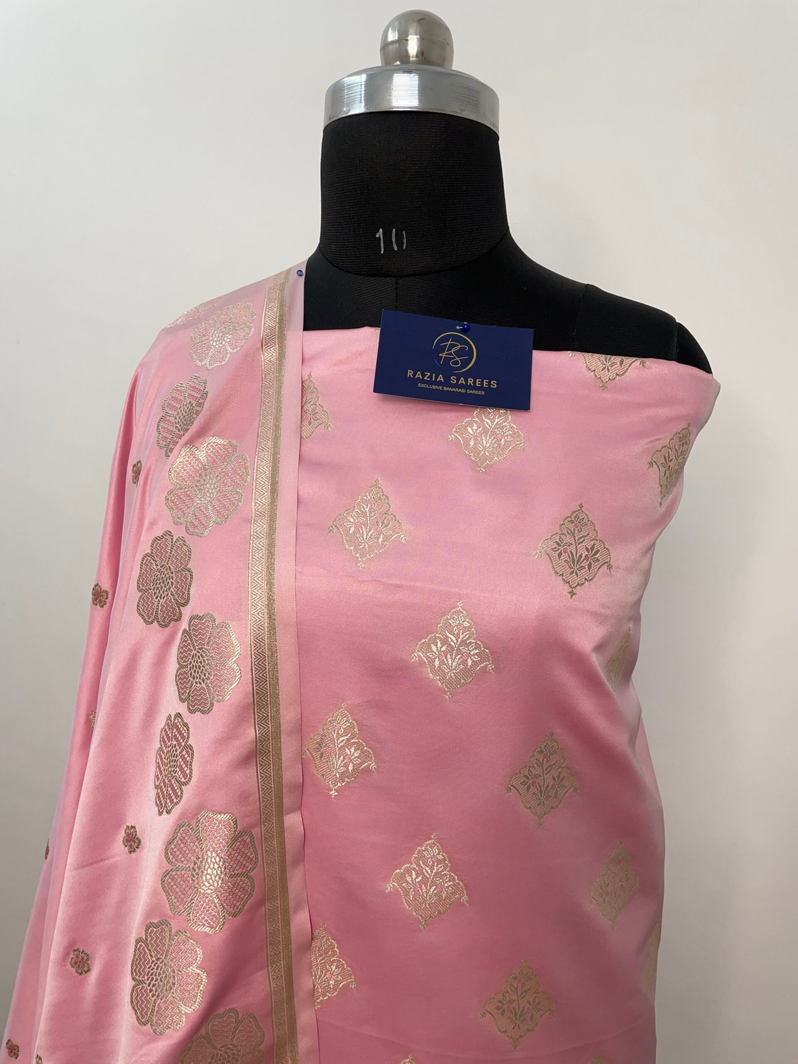 Pink Premium Mashru Katan Suit