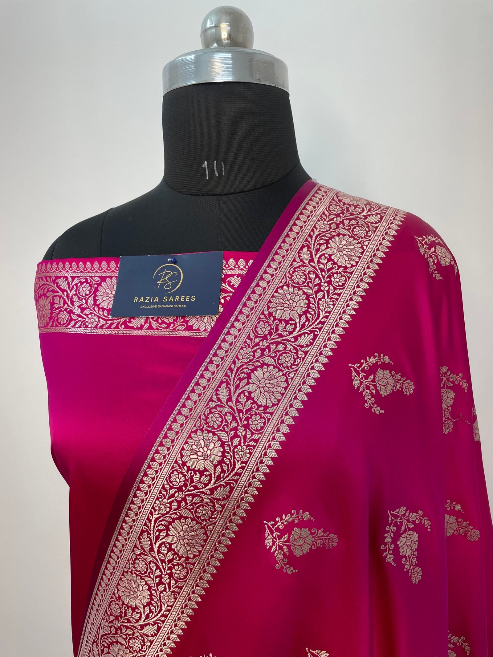 Rani Boota Mashru Katan Silk Saree