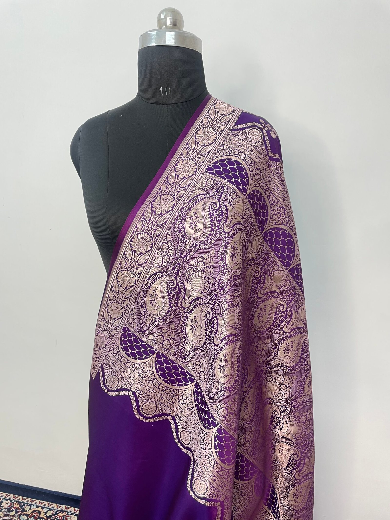 Begani Aada Mashru Katan Silk Saree - Image 3