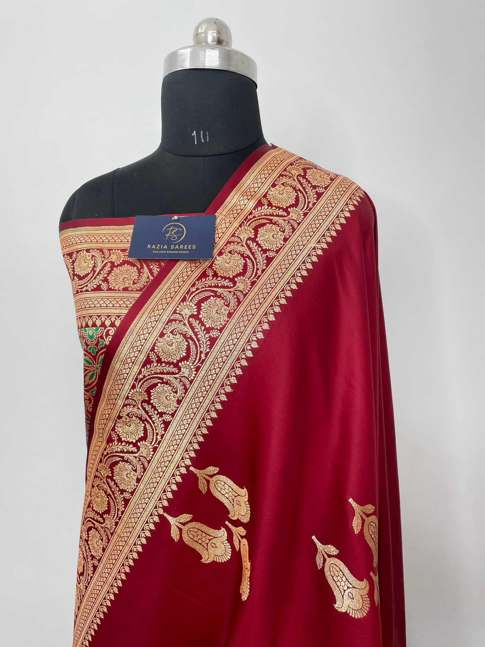 Mehroon Memory Jacart Designer Satin Katan Silk Saree